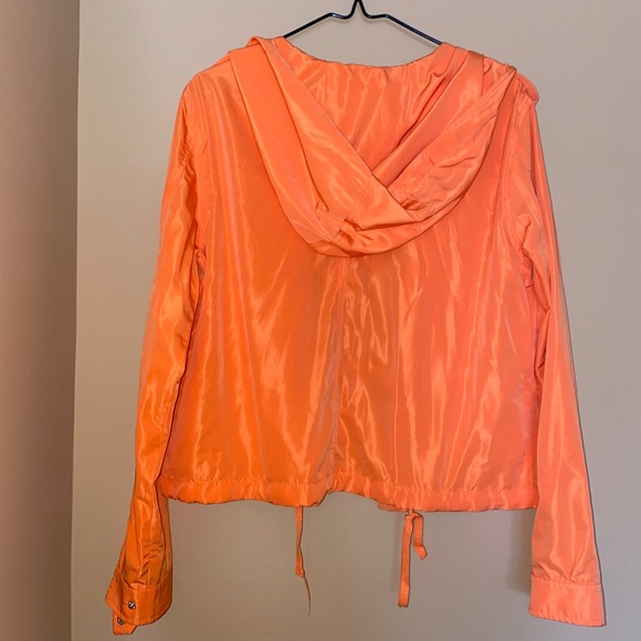 Bright Orange Windbreaker - Picture 2 of 3